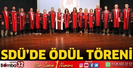 SDÜ'de ödül töreni