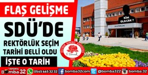 SDÜ'DE REKTÖR KİM OLACAK?