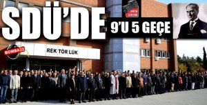 SDÜ'de Sirenler Çaldı