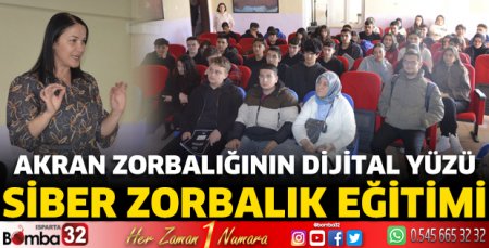 SDÜ'den gençlere Siber Zorbalık Eğitimi