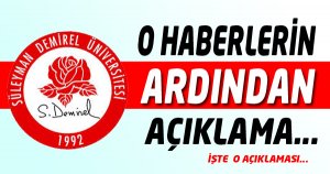 SDÜ'DEN HAZIRLIK SINIFI AÇIKLAMASI