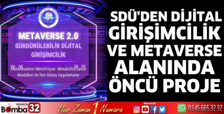 SDÜ'den öncü proje