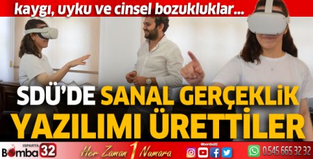 SDÜ'den Psikolojik Danışmanlık Süreçleri İçin Sanal Gerçeklik Yazılımı