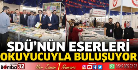 SDÜ'nün eserleri okuyucuyla buluşuyor