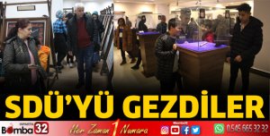 SDÜ'yü Gezdiler