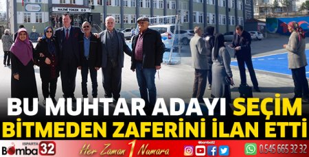 Seçim bitmeden zaferini ilan etti