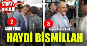 SEÇİM ÇALIŞMALARINA START VERDİ!