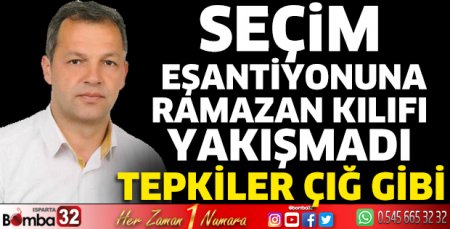 Seçim eşantiyonuna Ramazan kılıfı yakışmadı 