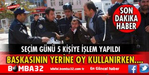 SEÇİM GÜNÜ ISPARTA'DA 5 KİŞİYE İŞLEM YAPILDI