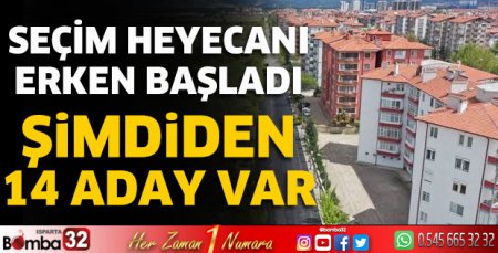 Seçim heyecanı erken başladı
