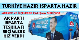 SEÇİM OTOBÜSÜ MEYDANLARA İNDİ