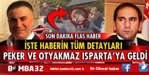 SEDAT PEKER VE MECNUN ODYAKMAZ CENAZE İÇİN ISPARTA'YA GELDİ