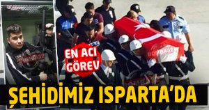 Şehidimiz Isparta'da