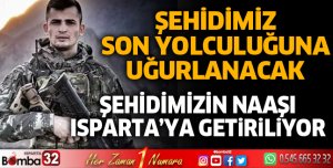 Şehidimiz son yolculuğuna uğurlanacak