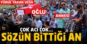 ŞEHİDİMİZE SON VEDA