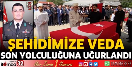 Şehidimize veda