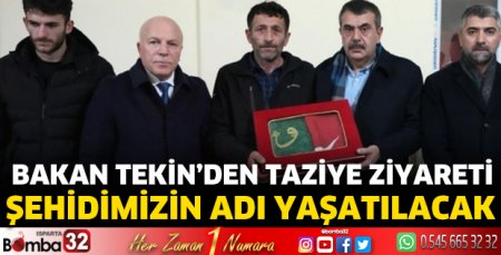 Şehidimizin adı okulda yaşatılacak