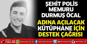 Şehidimizin mezun olduğu okula kütüphane yapılacak