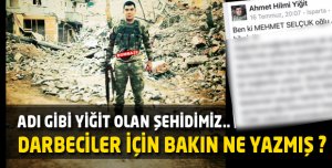 ŞEHİDİMİZİN SON MESAJI YÜREKLERİ DAĞLADI 