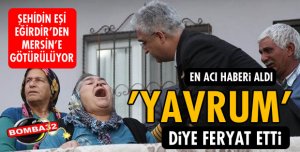 ŞEHİDİN ANNESİ ASKERLERİ GÖRÜNCE....