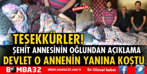 ŞEHİDİN ANNESİNİN OĞLU KONUŞTU