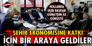 ŞEHİR EKONOMİSİNE KATKI İÇİN BİR ARAYA GELDİLER
