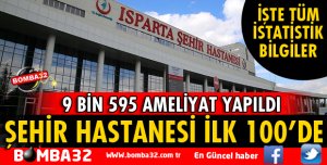 ŞEHİR HASTANESİ İLK 100'E GİRDİ!