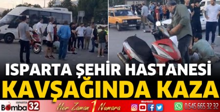 Şehir hastanesi kavşağında kaza