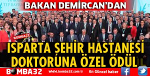 ŞEHİR HASTANESİ’NE DOKTORUNA ÖZEL ÖDÜL