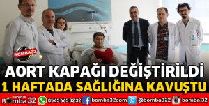 ŞEHİR HASTANESİNDE AORT KAPAK AMELİYATI YAPILDI
