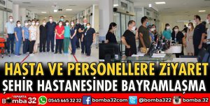 ŞEHİR HASTANESİNDE BAYRAMLAŞMA