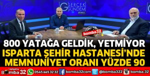 ŞEHİR HASTANESİNDE MEMNUNİYET ORANI YÜZDE 90