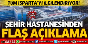 Şehir Hastanesinden flaş açıklama: Hasta kabul edilmeyecek!