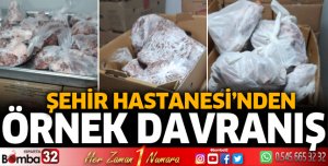Şehir Hastanesi'nden örnek davranış