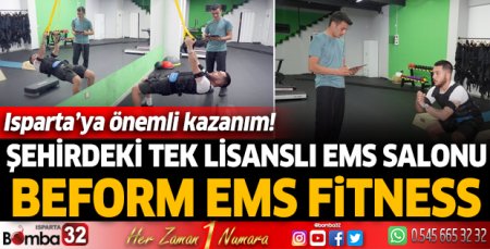 Şehirdeki tek lisanslı EMS salonu: Beform EMS Fitness