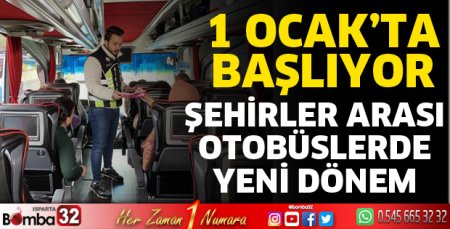Şehirler arası otobüslerde yeni dönem!