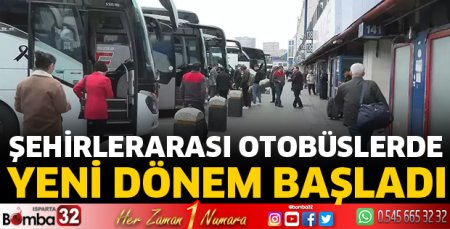 Şehirlerarası otobüslerde yeni dönem