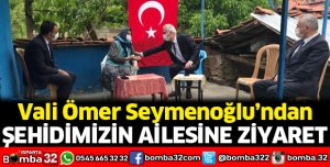 Şehit ailesini ziyaret etti
