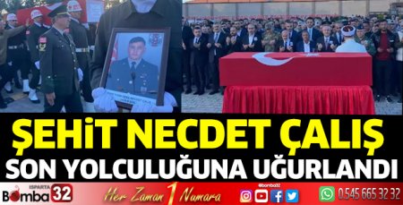 Şehit Astsubay Çalış, son yolculuğuna uğurlandı