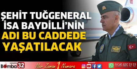 Şehit Baydilli'nin adı bu caddede yaşatılacak