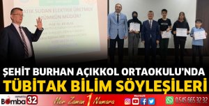 Şehit Burhan Açıkkol Ortaokulu’nda söyleşi