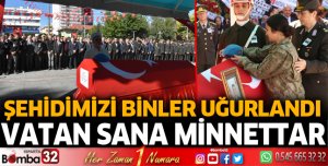 Şehit Cemil Yavaş son yolculuğuna uğurlandı