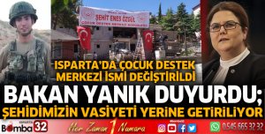 Şehit Enes Özgül'ün vasiyeti yerine getirildi