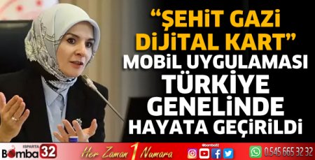 Şehit Gazi Dijital Kart mobil uygulaması hayata geçirildi