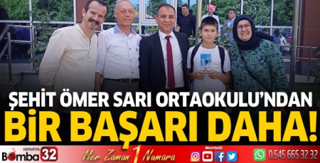 Şehit Ömer Sarı Ortaokulu'ndan bir başarı daha!