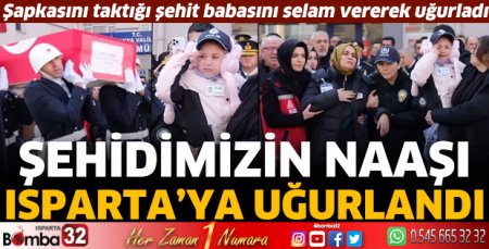 Şehit Onur Şirin Isparta'ya uğurlandı