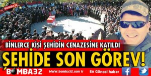 ŞEHİT SERCAN KARA SON YOLCULUĞUNA UĞURLANDI
