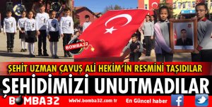 ŞEHİT UZMAN ÇAVUŞ ALİ HEKİM'İ UNUTMADILAR