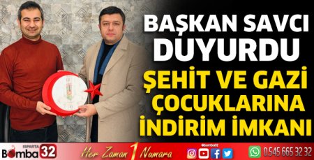 Şehit ve gazi çocuklarına indirim imkanı