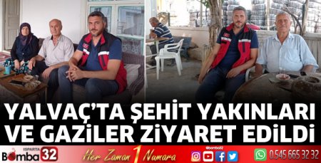 Şehit yakınları ve gazilere ziyaret